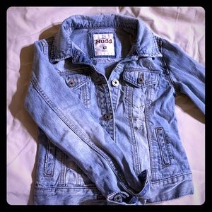 MUDD distressed denim jacket